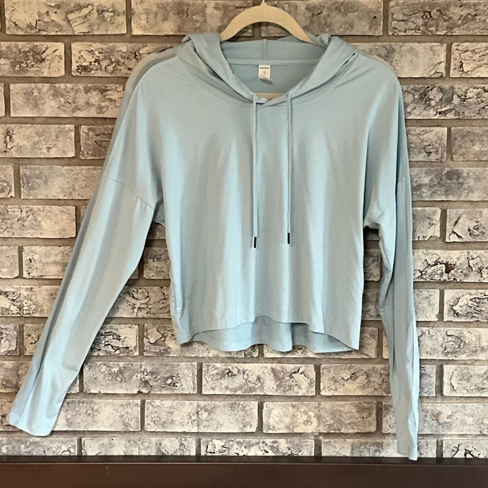 Marika Sky Blue Lightweight Hoodie - Size S